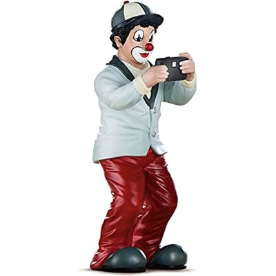 Gildeclown liten dekorativ figur och samlarobjekt för den smarta fotografen i högkvalitativ presentförpackning – dekorativ figur tillbehör dekoration gåva – handgjord – höjd 15 cm Gildeclown liten dekorativ figur och samlarobjekt för den smarta fotografen i högkvalitativ presentförpackning – dekorativ figur tillbehör dekoration gåva – handgjord – höjd 15 cm