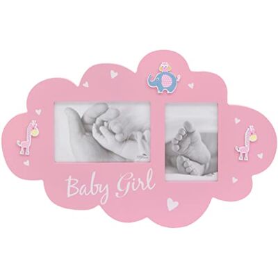 Maturi Fotoram moln fotoram barnrum babyrosa 40 x 26 cm Maturi Fotoram moln fotoram barnrum babyrosa 40 x 26 cm