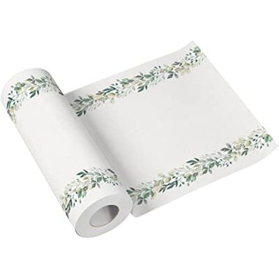 PAW Decor Collection PAW – Bordslöpare av Airlaid (40 cm x 24 m) I bordsdekoration för nattvard, konfirmation, bröllop, födelsedag, trädgårdsfest, dop I bordsband – natur, blad, kransar I färg: eleganta blad PAW Decor Collection PAW – Bordslöpare av Airlaid (40 cm x 24 m) I bordsdekoration för nattvard, konfirmation, bröllop, födelsedag, trädgårdsfest, dop I bordsband – natur, blad, kransar I färg: eleganta blad