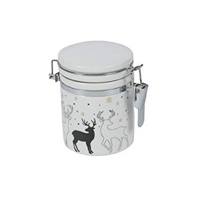 Tivoli Xmas Glam Hermetisk, Vit/Guld, Storlek: l. 10,4 x p. 7,4 x h. 10 cm Tivoli Xmas Glam Hermetisk, Vit/Guld, Storlek: l. 10,4 x p. 7,4 x h. 10 cm