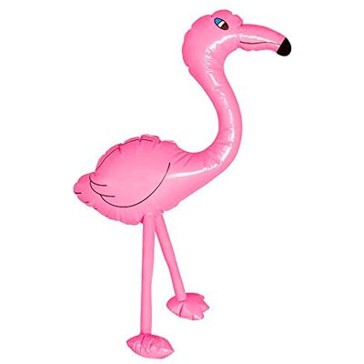 Boland 52547 – Uppblåsbar flamingo, storlek 60 cm, dekoration, trädgårdsfest, poolfest, sommarfest, temafest Boland 52547 – Uppblåsbar flamingo, storlek 60 cm, dekoration, trädgårdsfest, poolfest, sommarfest, temafest