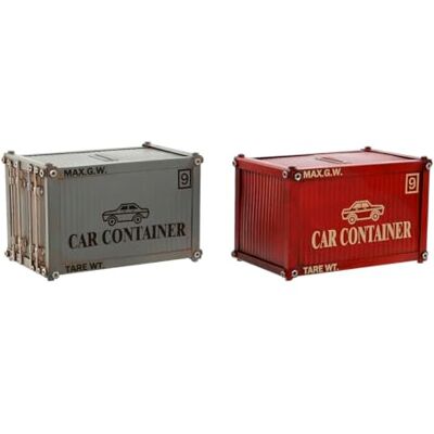 Home ESPRIT Metallspargris 20 x 12 x 12 cm (2 stycken) Home ESPRIT Metallspargris 20 x 12 x 12 cm (2 stycken)