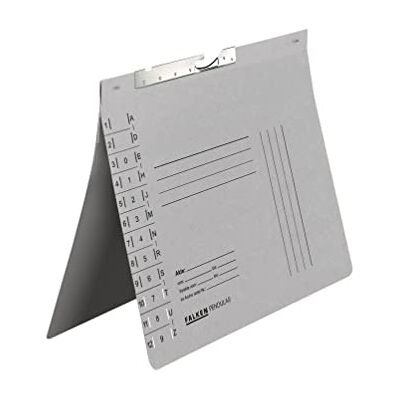 FALKEN Falsk pendelstång och hängmapp Myndighetshäftning med stansning Behördenheftung GRÅ FALKEN Falsk pendelstång och hängmapp Myndighetshäftning med stansning Behördenheftung GRÅ