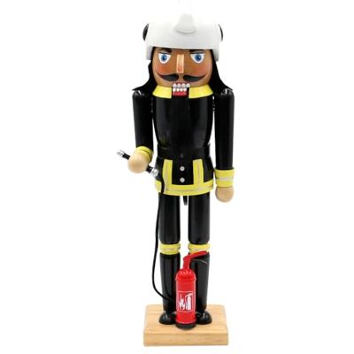 Dekohelden24 Dekohjälte24 trä nötknäppare brandman med brandsläckare, L/B/H 8,5 x 6 x 23 cm Dekohelden24 Dekohjälte24 trä nötknäppare brandman med brandsläckare, L/B/H 8,5 x 6 x 23 cm
