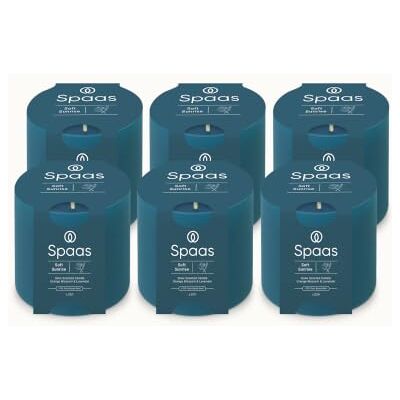 Spaas 6 Glow Doftljus, ± 35 Trimmar, Lavendel och Apelsinblom Spaas 6 Glow Doftljus, ± 35 Trimmar, Lavendel och Apelsinblom