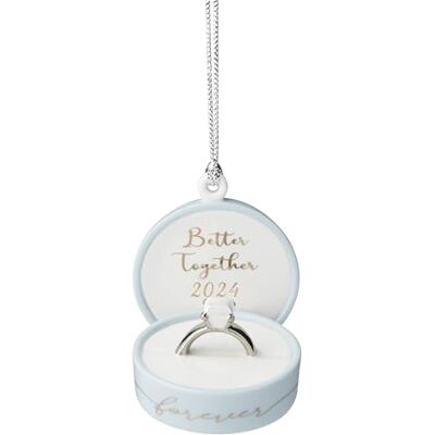 Lenox 895775 2024 Together Forever Ring Box Prydnad, Jul Lenox 895775 2024 Together Forever Ring Box Prydnad, Jul
