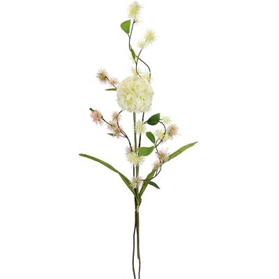 Flair Flower Konstgjorda blommor uppsättning av 3 allium trollkarletter konstgjorda dekorativa blommor enkel bukett dekoration blomblomma stjälkblomma knoppar blomgren blommor dekoration gren konstgjord gren, vit Flair Flower Konstgjorda blommor uppsättning av 3 allium trollkarletter konstgjorda dekorativa blommor enkel bukett dekoration blomblomma stjälkblomma knoppar blomgren blommor dekoration gren konstgjord gren, vit