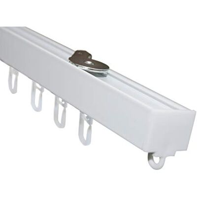 Gardinia Vit Luna Aluminium Gardinskena-Set - Modern, Olika Längder Gardinia Vit Luna Aluminium Gardinskena-Set - Modern, Olika Längder