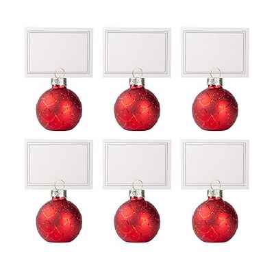 Cosy & Trendy Cosy Home set med 6 glasbordshållare – röd – 4 x 4 x 4 cm Cosy & Trendy Cosy Home set med 6 glasbordshållare – röd – 4 x 4 x 4 cm