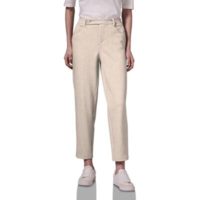 Street One Studio Chino med knappdetalj, Sheer Beige Mel., 46 Street One Studio Chino med knappdetalj, Sheer Beige Mel., 46