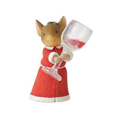 Enesco svansar med hjärta julleverans mer vin snälla miniatyrfigur, 5,8 cm, flerfärgad Enesco svansar med hjärta julleverans mer vin snälla miniatyrfigur, 5,8 cm, flerfärgad