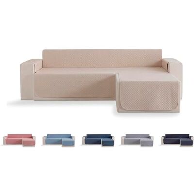 Todocama – Sofföverdrag, sits, sofföverdrag i romben, andas, lätt att rengöra, (Beig Sand, schäslong 240 cm) Todocama – Sofföverdrag, sits, sofföverdrag i romben, andas, lätt att rengöra, (Beig Sand, schäslong 240 cm)