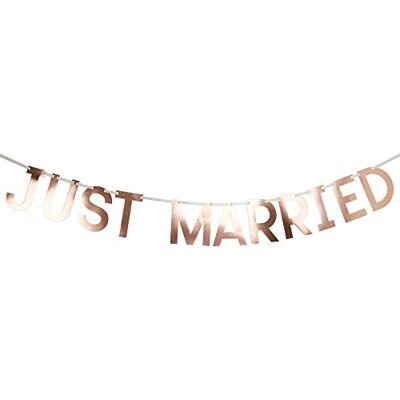 Neviti – Geo Blush – "Just Married" flaggväv Neviti – Geo Blush – "Just Married" flaggväv