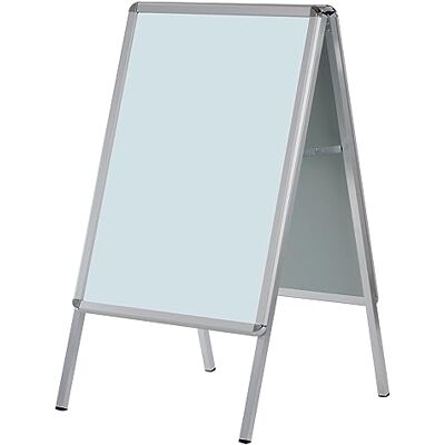 Franken BSA2 kundstopp (standard DIN A2, informationstavla med snabbväxlande ram) silver Franken BSA2 kundstopp (standard DIN A2, informationstavla med snabbväxlande ram) silver
