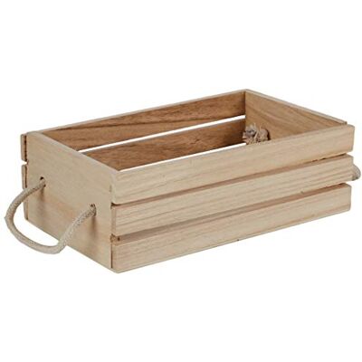 Glorex 6 1682 115 trälåda med snörhandtag 18 x 10 x 5,5 cm, natur Glorex 6 1682 115 trälåda med snörhandtag 18 x 10 x 5,5 cm, natur