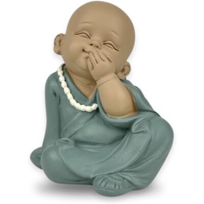 Zen Light Zen'Light staty Buddha bonze silence ikonic – inget att säga – baby Buddha symbol – fredlig och heder stämning – zendekoration – H 10,5 cm Zen Light Zen'Light staty Buddha bonze silence ikonic – inget att säga – baby Buddha symbol – fredlig och heder stämning – zendekoration – H 10,5 cm