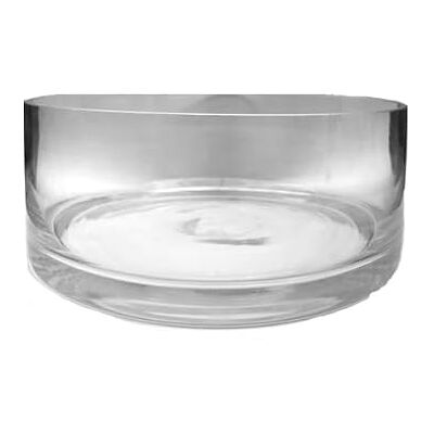 Cereria Di Giorgio Stor transparent glasskål med blommor och flytande ljus diameter 18 cm höjd 7 cm Cereria Di Giorgio Stor transparent glasskål med blommor och flytande ljus diameter 18 cm höjd 7 cm