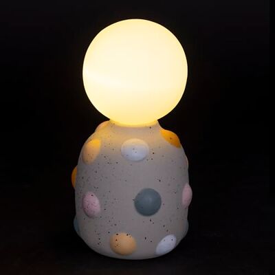 Tivoli Gresh batteridriven led-klotlampa 18 cm bas prickar Tivoli Gresh batteridriven led-klotlampa 18 cm bas prickar