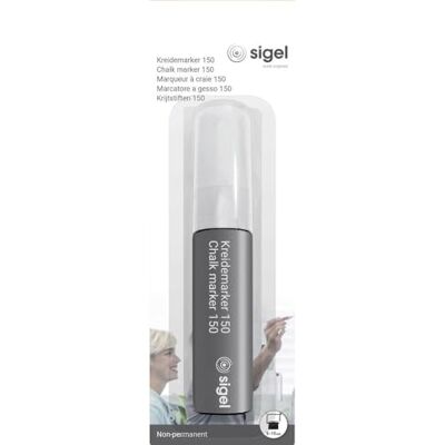 Sigel BA171 Kritmarkör 150, Mejselspets 5-15 mm, Vit Sigel BA171 Kritmarkör 150, Mejselspets 5-15 mm, Vit
