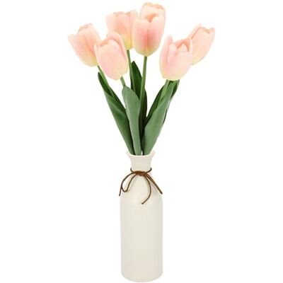 Flair Flower Real Touch tulpaner i vas, konstgjord tulpanbukett, enstaka blommor, vårdekoration, blomma, vårdekoration, påskdekoration, mittpunkt, dekoration, sidenblomma, konstgjord tulpan, bordsdekoration, Flair Flower Real Touch tulpaner i vas, konstgjord tulpanbukett, enstaka blommor, vårdekoration, blomma, vårdekoration, påskdekoration, mittpunkt, dekoration, sidenblomma, konstgjord tulpan, bordsdekoration,