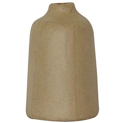 décopatch HD061C Un support en papier brun mâché 8X8X6 cm, Vase artisanal M waterproof décopatch HD061C Un support en papier brun mâché 8X8X6 cm, Vase artisanal M waterproof
