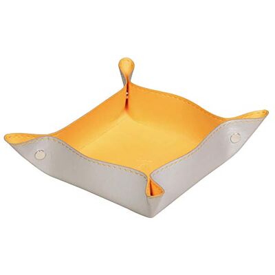 Rhodia 318851C Vide-Poche Réversible Argent 12x12x4,5 cm Piqûres Sellier Orange, Coins Aimantés Simili Cuir Collection Home Office rama Organisation de Bureau & Rangement Design Rhodia 318851C Vide-Poche Réversible Argent 12x12x4,5 cm Piqûres Sellier Orange, Coins Aimantés Simili Cuir Collection Home Office rama Organisation de Bureau & Rangement Design
