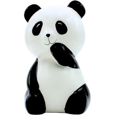 Dekohelden24 Sparfigur, spartier, sparbössa, sparbössa, barnsparpanda, spargris som panda, pandabär, spargris, dekopanda med ekonomifunktion av keramik i svart-vit, L/B/H 10 x 10 x 15 cm. Dekohelden24 Sparfigur, spartier, sparbössa, sparbössa, barnsparpanda, spargris som panda, pandabär, spargris, dekopanda med ekonomifunktion av keramik i svart-vit, L/B/H 10 x 10 x 15 cm.