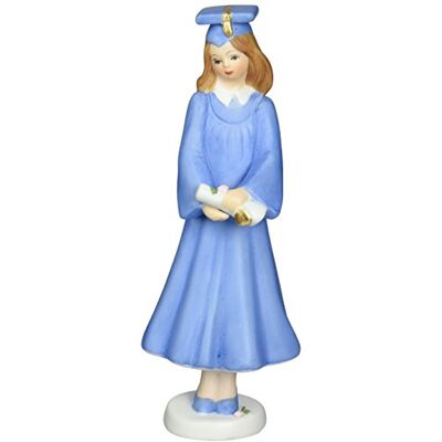Enesco Growing Up Girls "Brunette Graduate" porslinsfigur, 7,5 Enesco Growing Up Girls "Brunette Graduate" porslinsfigur, 7,5