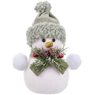 BigBuy Christmas Snögubbe prydnad Vit Multicolor Plast Polyfoam Tyg Snögubbe 14 x 12 x 20 cm BigBuy Christmas Snögubbe prydnad Vit Multicolor Plast Polyfoam Tyg Snögubbe 14 x 12 x 20 cm