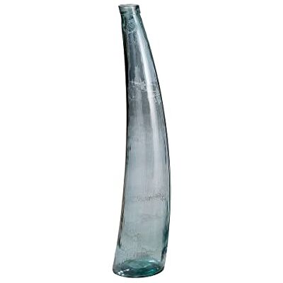 GILDE GlasArt vas Corno Petrol av återvunnet glas europeisk tillverkning H: 100 cm Ø 20 cm 39198 GILDE GlasArt vas Corno Petrol av återvunnet glas europeisk tillverkning H: 100 cm Ø 20 cm 39198