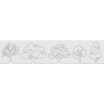 AG Design Träd självhäftande kant, kök, vardagsrum, väggdekal, flerfärgad, av 500 x 13,8 cm AWB 8282 AG Design Träd självhäftande kant, kök, vardagsrum, väggdekal, flerfärgad, av 500 x 13,8 cm AWB 8282