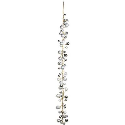 EUROCINSA Ref. 28522 kulkedja matt glänsande silver med 30 lampor (utan batterier) 180 cm 1 st, PVC/LED, en storlek EUROCINSA Ref. 28522 kulkedja matt glänsande silver med 30 lampor (utan batterier) 180 cm 1 st, PVC/LED, en storlek