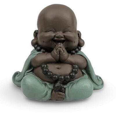 Zen Light Boudha skrattande lyckostaty Zen och Feng Shui-dekoration för att skapa en avslappnande och andlig atmosfär original presentidé bredd: 9 cm färg: Grön och brun Zen'Light Zen Light Boudha skrattande lyckostaty Zen och Feng Shui-dekoration för att skapa en avslappnande och andlig atmosfär original presentidé bredd: 9 cm färg: Grön och brun Zen'Light