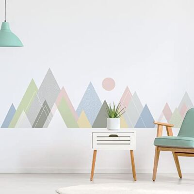 Ambiance Sticker Väggklistermärken Sovrumsdekoration väggdekal gigantiska skandinaviska berg Jura 100 x 150 cm Ambiance Sticker Väggklistermärken Sovrumsdekoration väggdekal gigantiska skandinaviska berg Jura 100 x 150 cm