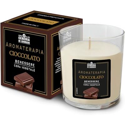 Cereria Di Giorgio Doftljus i glas med skyddspåse vegetabiliskt vax av palm och soja Aromaterapi samling choklad wellness hållbarhet 44 timmar Cereria Di Giorgio Doftljus i glas med skyddspåse vegetabiliskt vax av palm och soja Aromaterapi samling choklad wellness hållbarhet 44 timmar