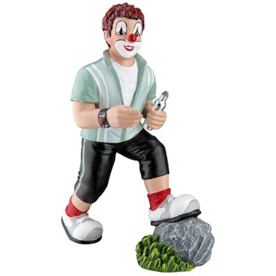 GILDE Clown stanna i konstharts – dekorativ figur samlarfigur – flerfärgad, 15 cm hög, 7 cm bred, 10 cm djup GILDE Clown stanna i konstharts – dekorativ figur samlarfigur – flerfärgad, 15 cm hög, 7 cm bred, 10 cm djup