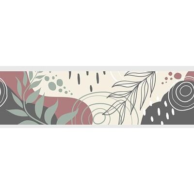 AG Design självhäftande kant abstraktion, AWB 8428 Självhäftande dekoration för väggar, möbler, tapeter, väggpaneler och dörrar, folie, flerfärgad bredd 500 cm x höjd 14 cm AG Design självhäftande kant abstraktion, AWB 8428 Självhäftande dekoration för väggar, möbler, tapeter, väggpaneler och dörrar, folie, flerfärgad bredd 500 cm x höjd 14 cm