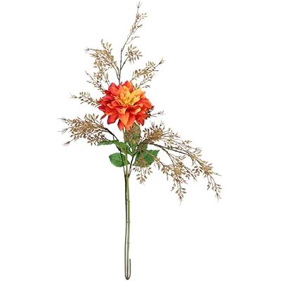 Flair Flower Konstgjorda blommor set dahlia med dekorativ gren 62 cm hög konstgjord blomma arrangemang bedrägligt äkta sidenblommor höstblommor stjälkblommor enskilda blommor dekoration för vas bord vardagsrum Flair Flower Konstgjorda blommor set dahlia med dekorativ gren 62 cm hög konstgjord blomma arrangemang bedrägligt äkta sidenblommor höstblommor stjälkblommor enskilda blommor dekoration för vas bord vardagsrum