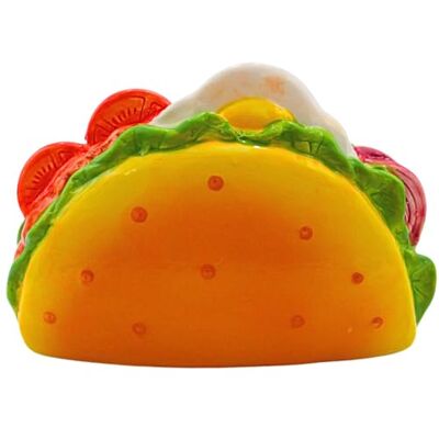 Dekohelden24 Keramisk pengabox som taco – sparburk – sparlåda, storlek L/B/H: ca 17 x 12 x 7 cm Dekohelden24 Keramisk pengabox som taco – sparburk – sparlåda, storlek L/B/H: ca 17 x 12 x 7 cm