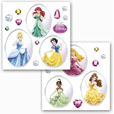 Komar Disney Vindwow-klistermärken PRINCE Storlek 31 x 31 cm, 2 ark Fönsterdekoration, fönsterklistermärken, prinsessor, diamanter, barnrum 16402, färgglada Komar Disney Vindwow-klistermärken PRINCE Storlek 31 x 31 cm, 2 ark Fönsterdekoration, fönsterklistermärken, prinsessor, diamanter, barnrum 16402, färgglada
