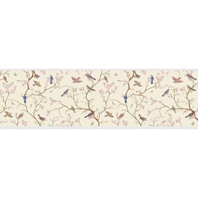 AG Design Fåglar självhäftande kant, kök, vardagsrum, väggklistermärken, flerfärgad, av 500 x 13,8 cm AWB 8414 AG Design Fåglar självhäftande kant, kök, vardagsrum, väggklistermärken, flerfärgad, av 500 x 13,8 cm AWB 8414