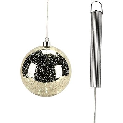 Unbekannt Lucy LED-kula guld 12 cm Unbekannt Lucy LED-kula guld 12 cm