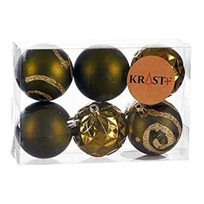 Krist+ Uppsättning av julbollar, Multifärg, Standard Krist+ Uppsättning av julbollar, Multifärg, Standard