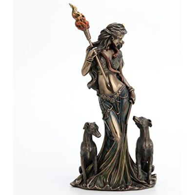 Veronese Design Hecate grekisk magiggudinna med hennes hundar kall gjutning brons harts skulptur fantasi figurin heminredning, brons, längd 4 1/2 x bredd 3 1/2 x höjd 9 1/4 (tum) (WU77853A4) Veronese Design Hecate grekisk magiggudinna med hennes hundar kall gjutning brons harts skulptur fantasi figurin heminredning, brons, längd 4 1/2 x bredd 3 1/2 x höjd 9 1/4 (tum) (WU77853A4)