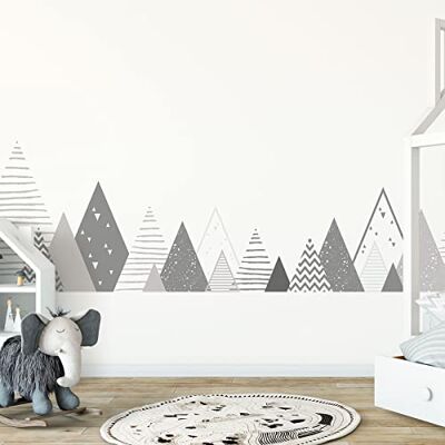 Ambiance Sticker Väggklistermärken för barn dekoration av barnkammaren väggklistermärken för barn skandinavisk väggdekal gigantiska skandinaviska berg Grishka H120 x L200 cm Ambiance Sticker Väggklistermärken för barn dekoration av barnkammaren väggklistermärken för barn skandinavisk väggdekal gigantiska skandinaviska berg Grishka H120 x L200 cm
