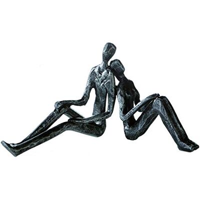 Casablanca modernes Design Casablanca design skulptur – dekorativ figur – drömmande – drömmande par – järn silver 20 x 10,5 x 7 cm Casablanca modernes Design Casablanca design skulptur – dekorativ figur – drömmande – drömmande par – järn silver 20 x 10,5 x 7 cm