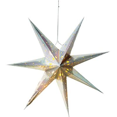 AMARE LED-stjärna 60 x 20 x 60 cm silver AMARE LED-stjärna 60 x 20 x 60 cm silver