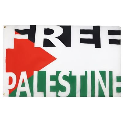 AZ FLAG Flagga Fria Palestina 150x90 cm 100D Polyester 2 Öljetter Inom- och utomhusbruk dekorativ flagga dubbelsydda sömmar och förstärkta kanter med metallöljetter AZ FLAG Flagga Fria Palestina 150x90 cm 100D Polyester 2 Öljetter Inom- och utomhusbruk dekorativ flagga dubbelsydda sömmar och förstärkta kanter med metallöljetter
