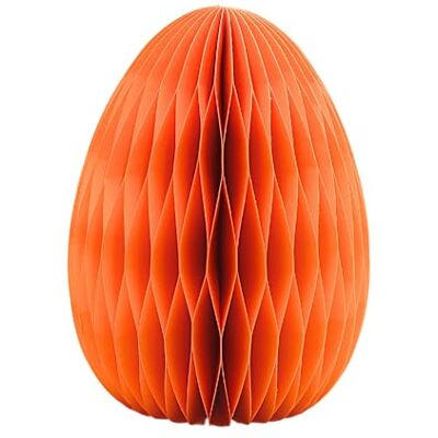 Dekohelden24 Stor dekoration honeycomb, papper honeycomb, papper – påskdekoration, bikakeägg av sidenpapper, påskägg av papper/kartong i orange, magnetisk, leveransomfattning 1 st, L/B/H 11 x 11 x 15 cm. Dekohelden24 Stor dekoration honeycomb, papper honeycomb, papper – påskdekoration, bikakeägg av sidenpapper, påskägg av papper/kartong i orange, magnetisk, leveransomfattning 1 st, L/B/H 11 x 11 x 15 cm.