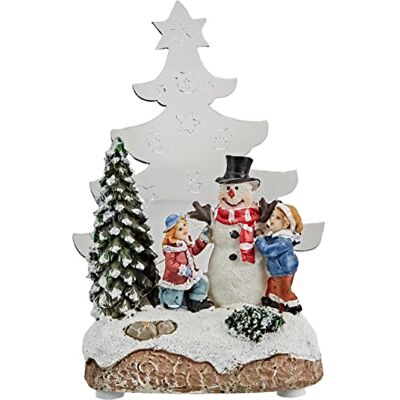 Star LED julscen "Santa with kiden" grön LED, ca. 14 x 8 cm, batteridriven, fyra färglådor med, Star LED julscen "Santa with kiden" grön LED, ca. 14 x 8 cm, batteridriven, fyra färglådor med,
